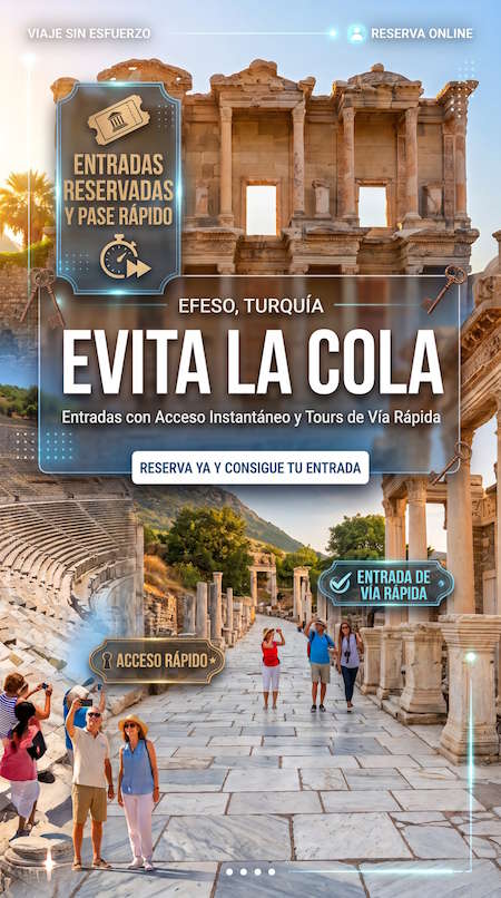 Evita la cola en Éfeso: entradas con acceso instantáneo y tours de vía rápida por la Calle de los Curetes