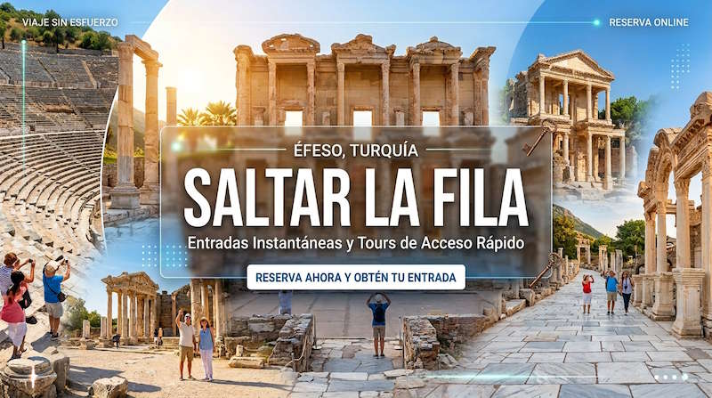 Saltar la fila en Éfeso, Turquía: entradas instantáneas y tours de acceso rápido con guía en español